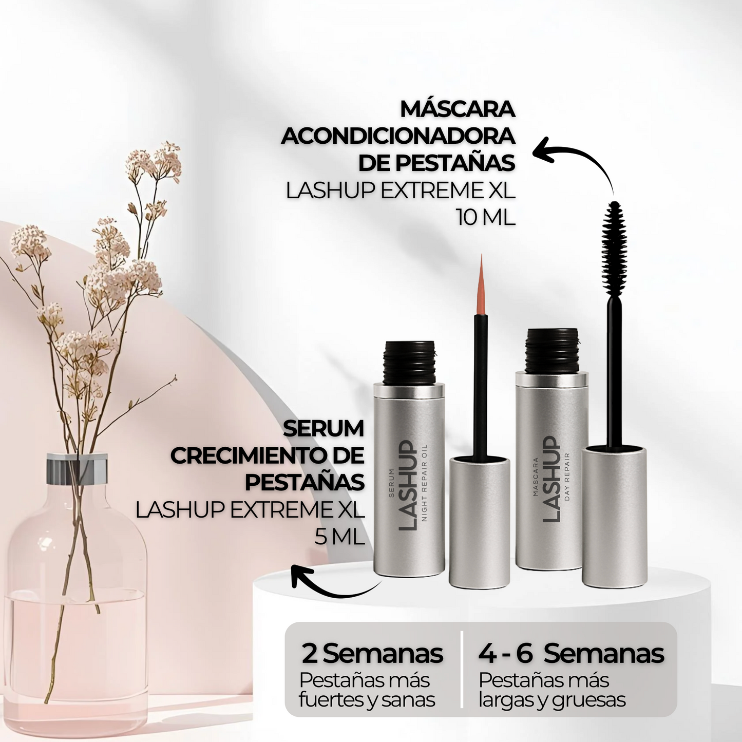 LASHUP® PESTAÑAS XL - PACK DÚO Serum + Máscara