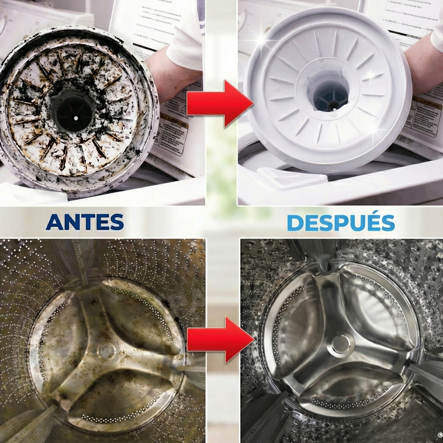 PASTILLAS LIMPIA LAVADORA - 60 Unidades