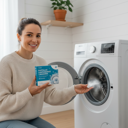 PASTILLAS LIMPIA LAVADORA - 60 Unidades